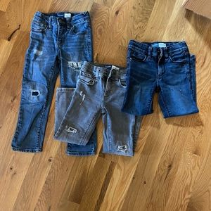 3 pair of Old Navy Karate Adjustable Waist Jeans, size 4T
